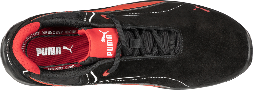 Puma® - Touring Black Suede Low S3