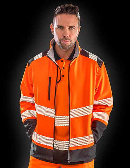 Result Safe Guard® - Printable Ripstop Safety Softshell Jacket