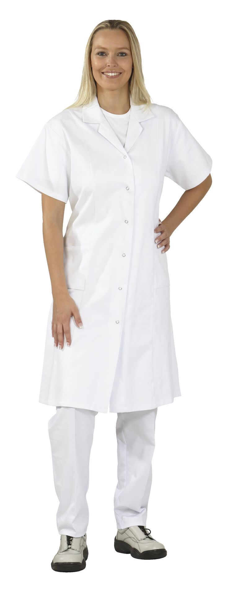 Planam® - Damen Berufsmantel Baumwolle 1/4-Arm Planam® - Damen Berufsmantel Baumwolle 1/4-Arm